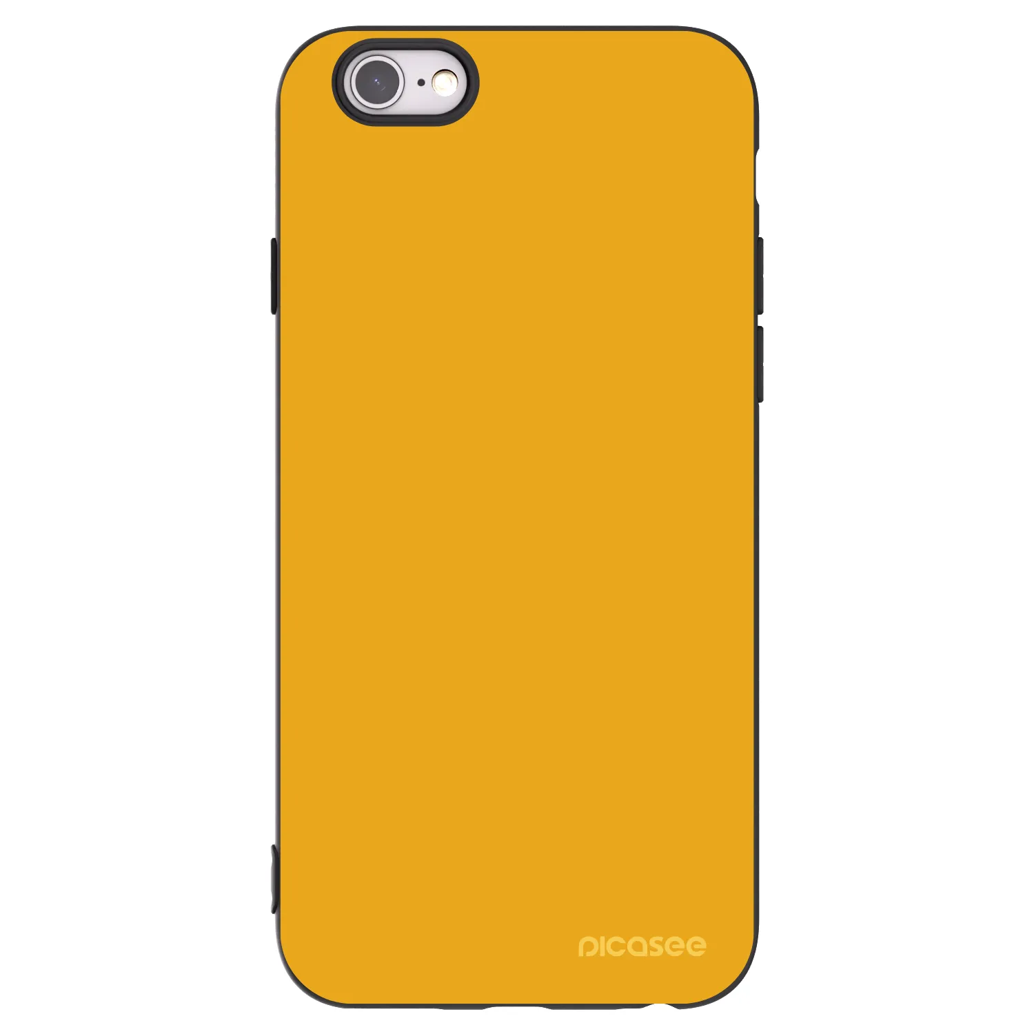 Picasee fekete szilikon tok az alábbi mobiltelefonokra Apple iPhone 6/6S - Sun
