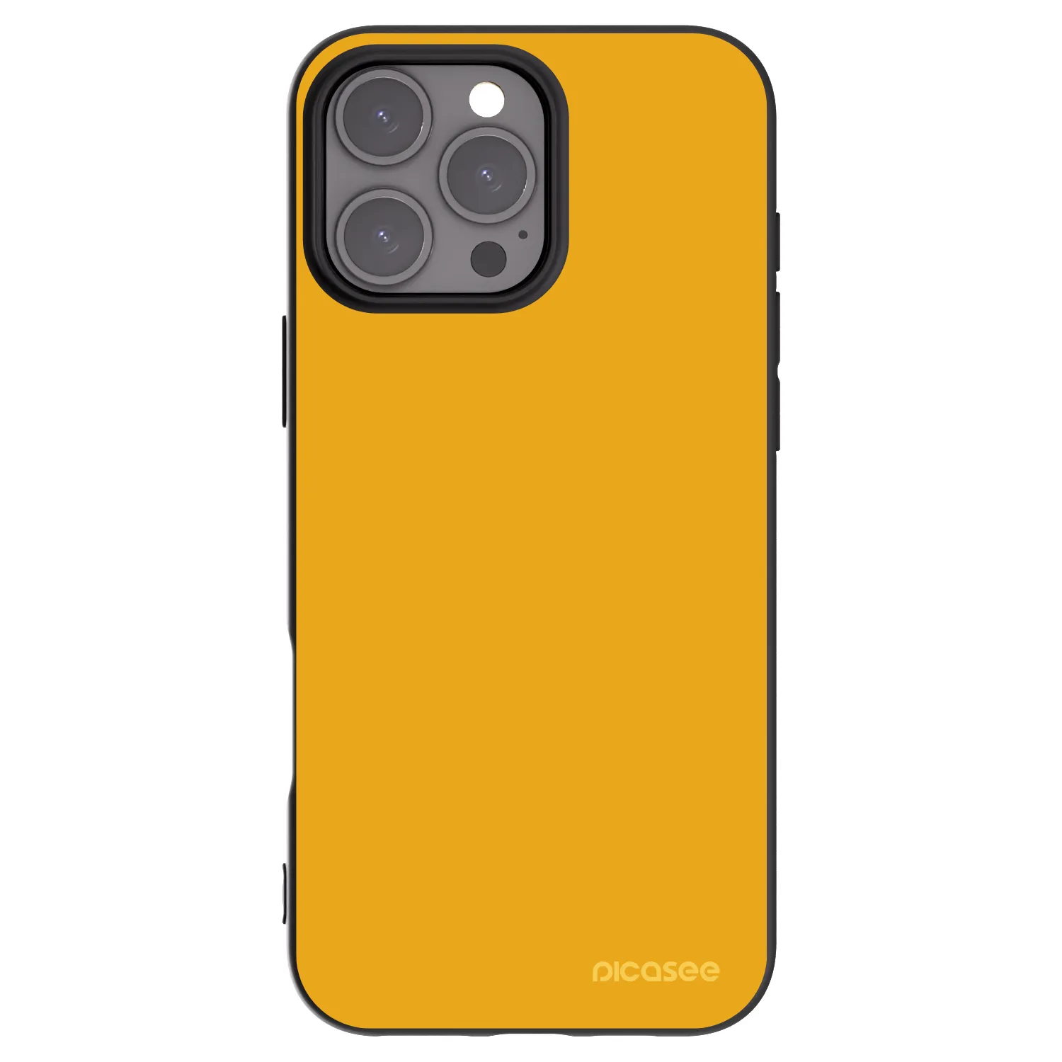 Picasee fekete szilikon tok az alábbi mobiltelefonokra Apple iPhone 16 Pro Max - Sun