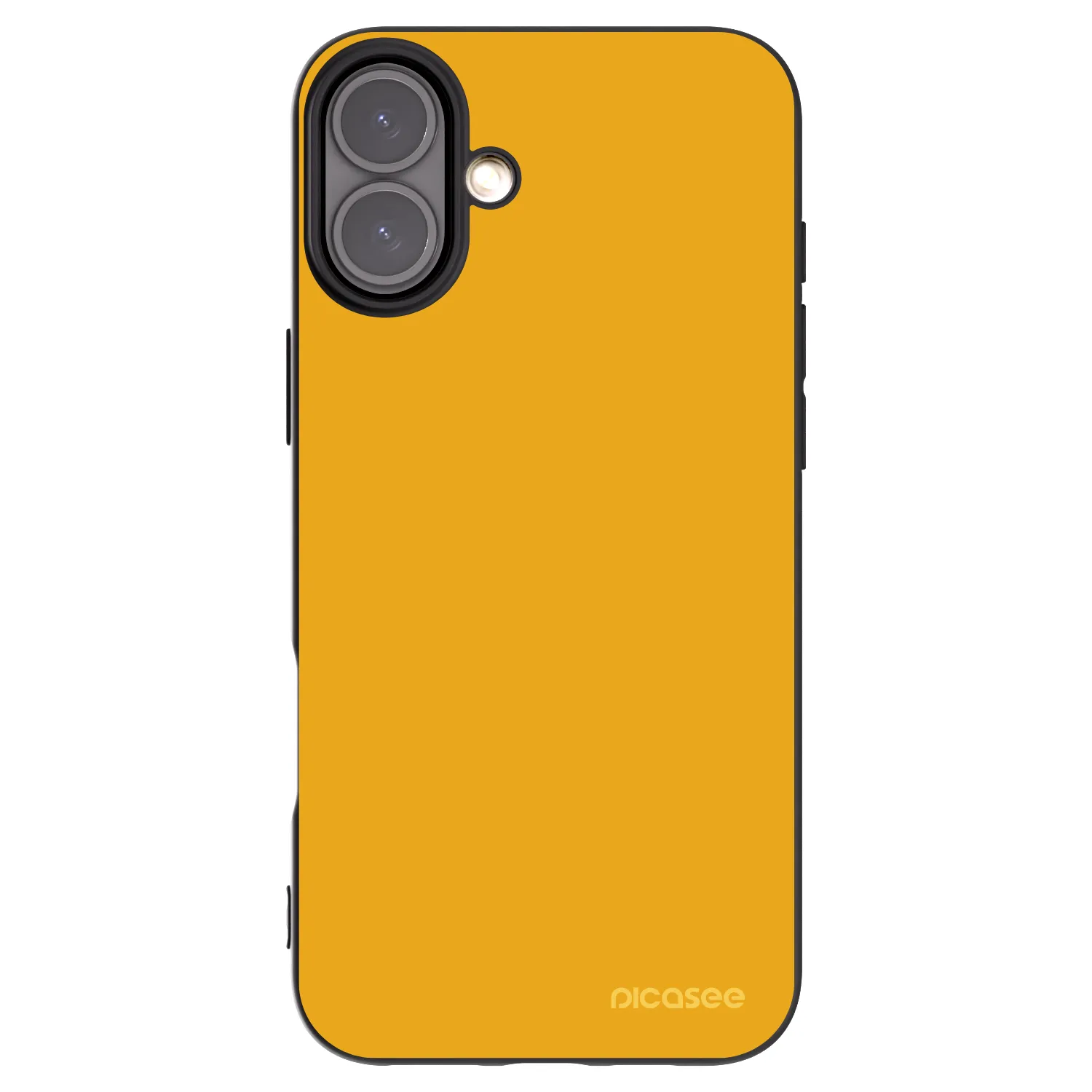 Picasee fekete szilikon tok az alábbi mobiltelefonokra Apple iPhone 16 Plus - Sun