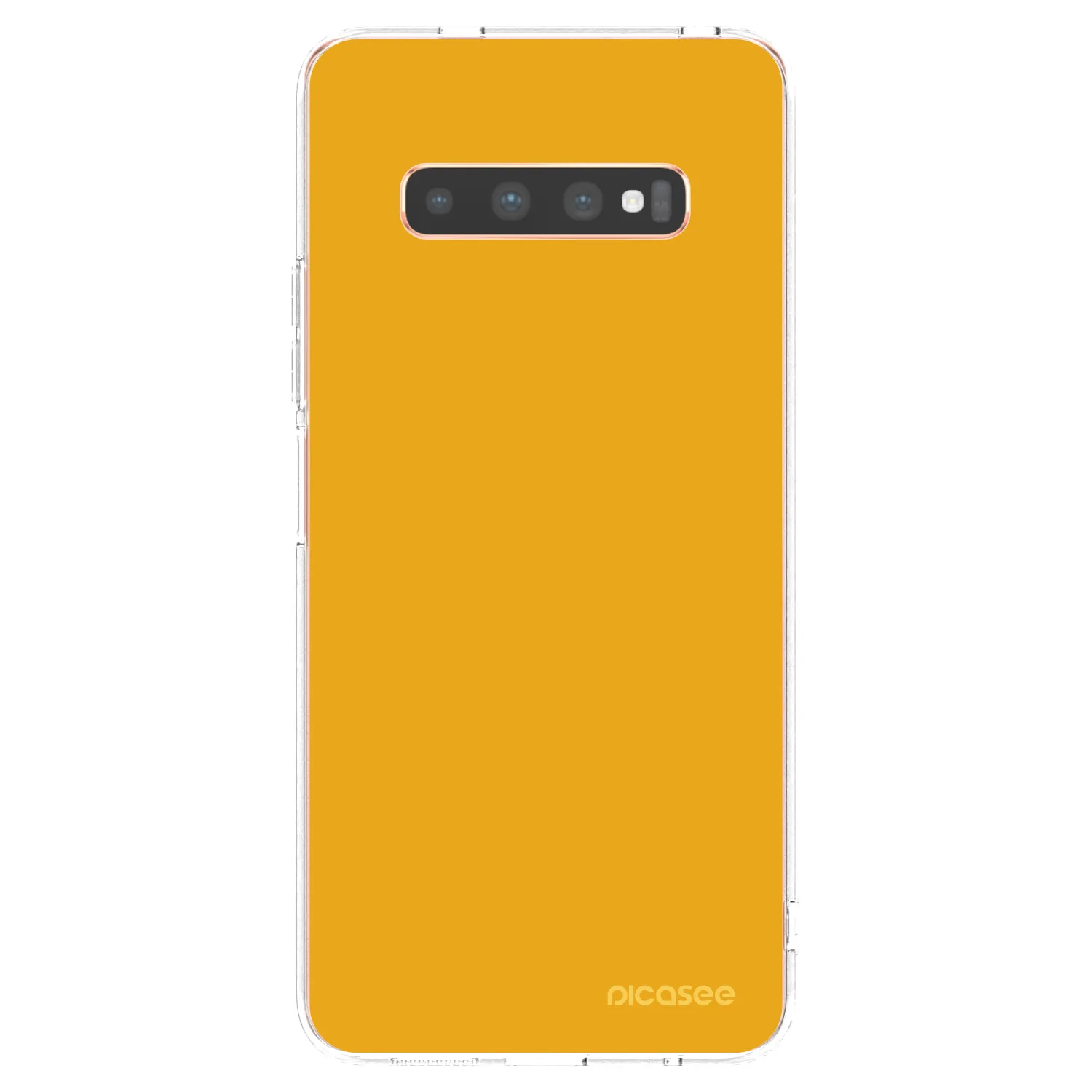 Picasee átlátszó szilikon tok az alábbi mobiltelefonokra Samsung Galaxy S10 Plus G975 - Sun