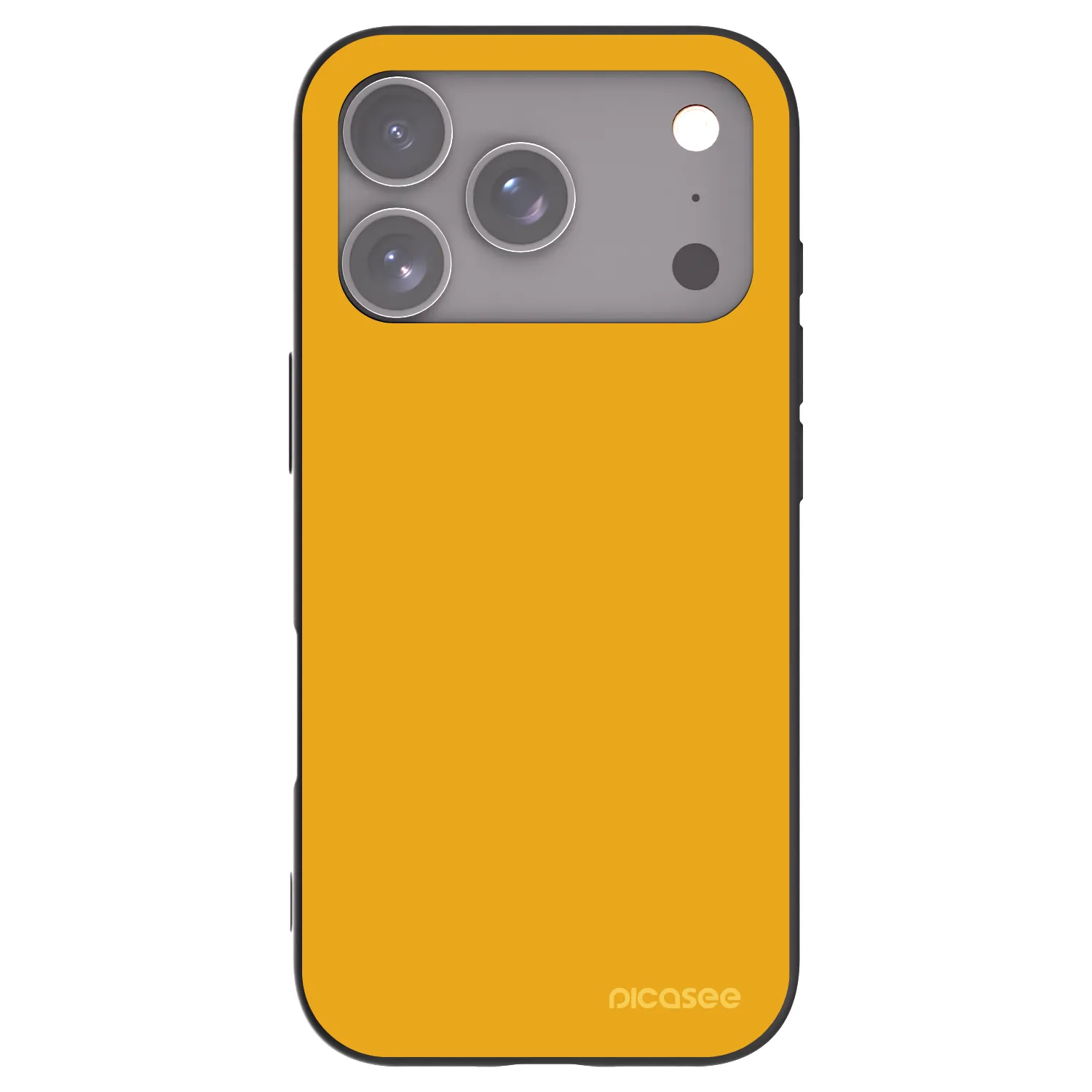 Picasee fekete szilikon tok az alábbi mobiltelefonokra Apple iPhone 17 Pro - Sun