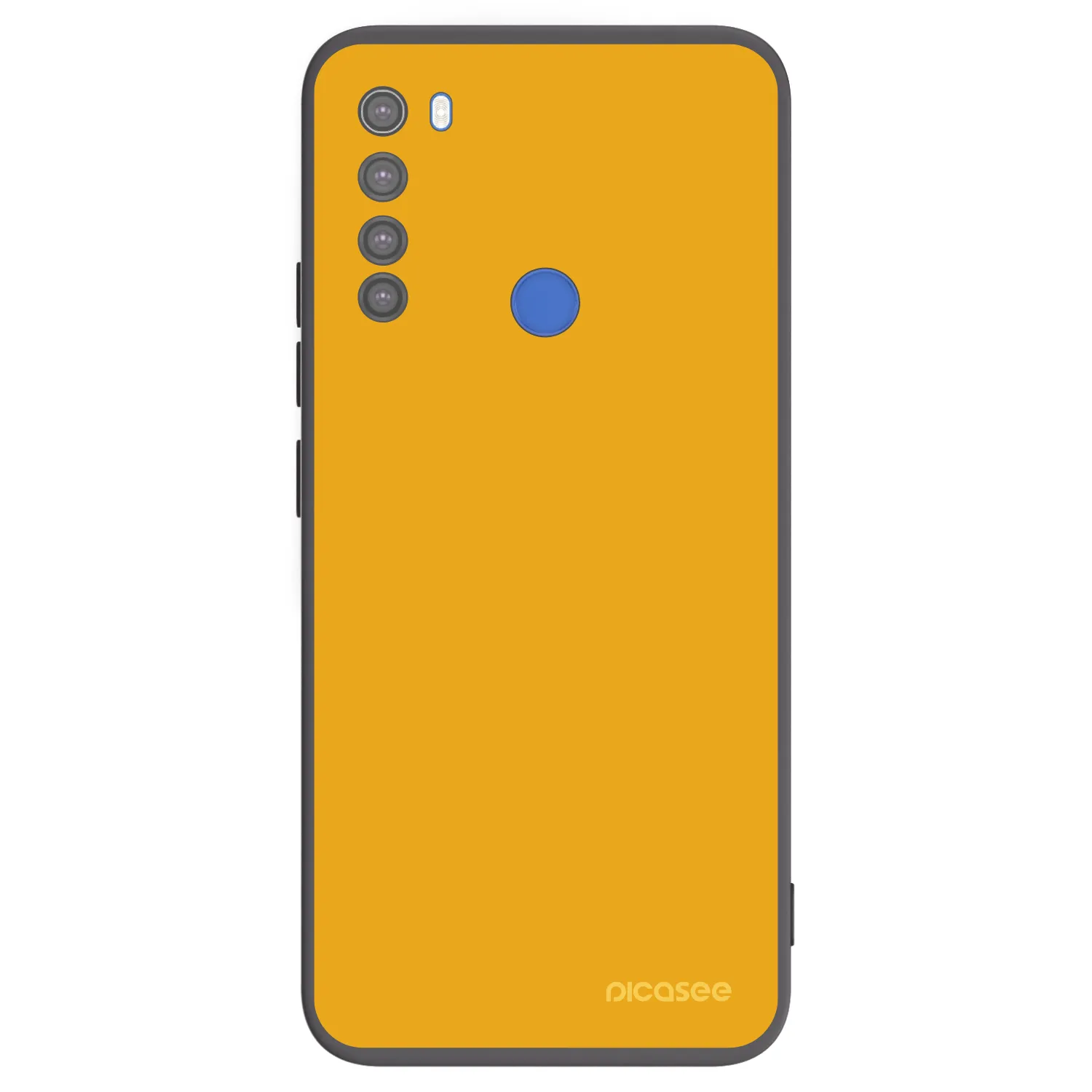 Picasee fekete szilikon tok az alábbi mobiltelefonokra Xiaomi Redmi Note 8T - Sun