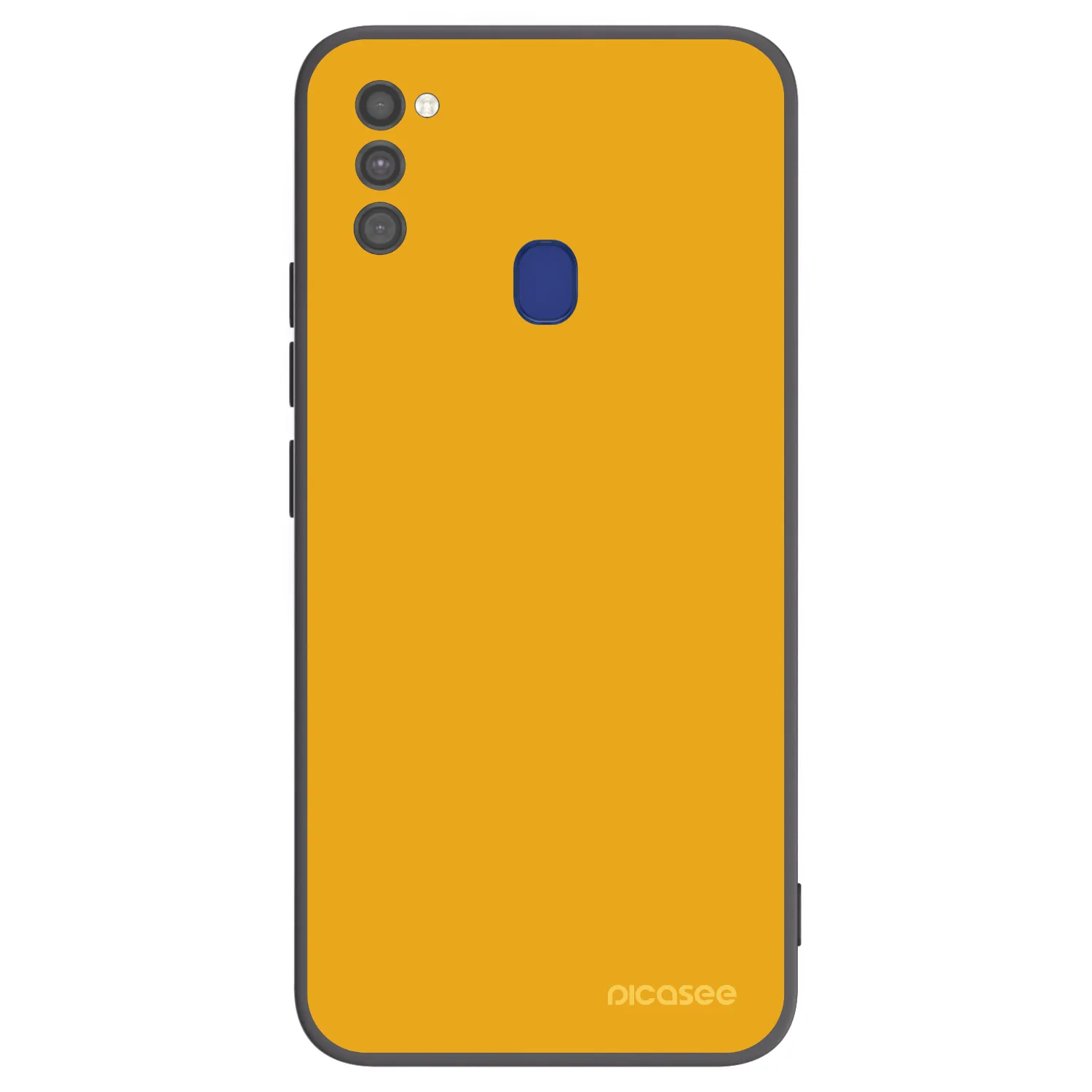 Picasee fekete szilikon tok az alábbi mobiltelefonokra Samsung Galaxy M21 M215F - Sun