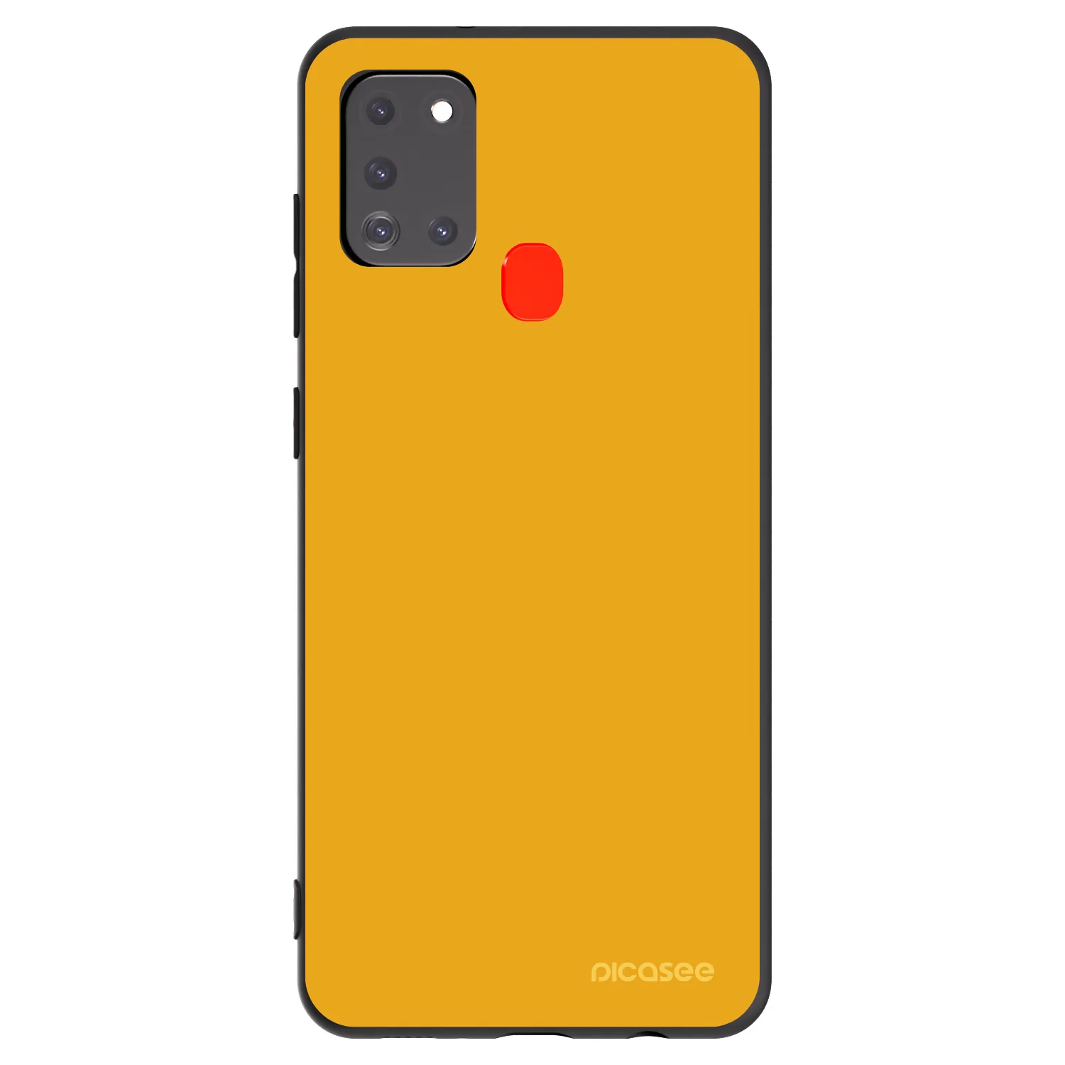 Picasee fekete szilikon tok az alábbi mobiltelefonokra Samsung Galaxy A21s - Sun