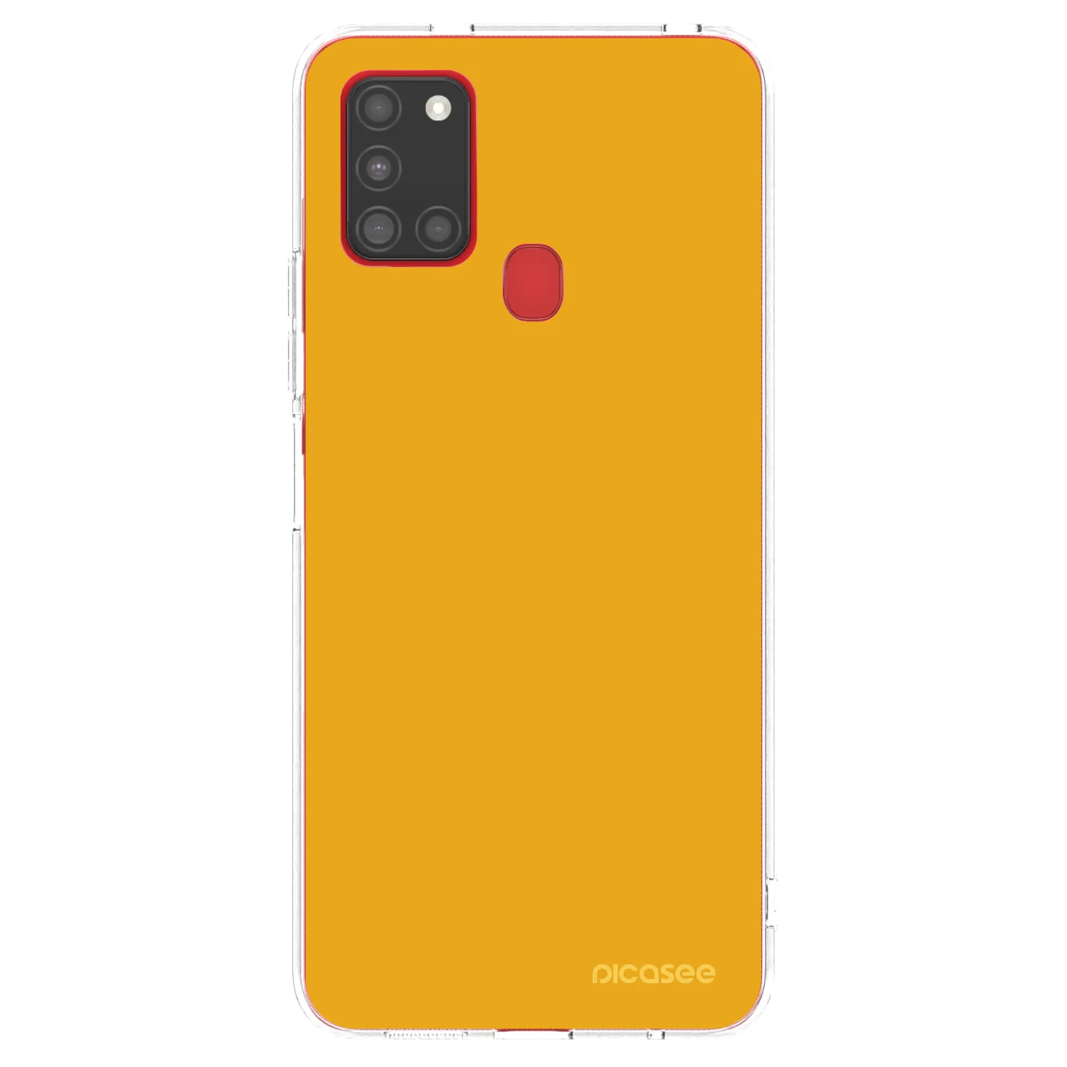 Picasee átlátszó szilikon tok az alábbi mobiltelefonokra Samsung Galaxy A21s - Sun
