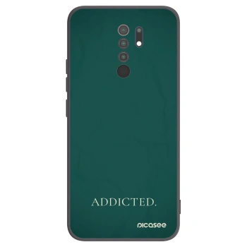 Picasee fekete szilikon tok az alábbi mobiltelefonokra Xiaomi Redmi 9 - Addicted