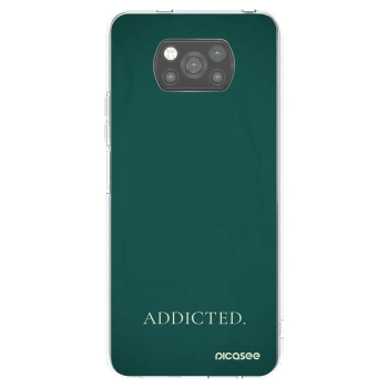 Picasee fekete szilikon tok az alábbi mobiltelefonokra Xiaomi Poco X3 - Addicted