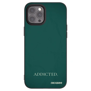 Picasee fekete szilikon tok az alábbi mobiltelefonokra Apple iPhone 12 Pro Max - Addicted