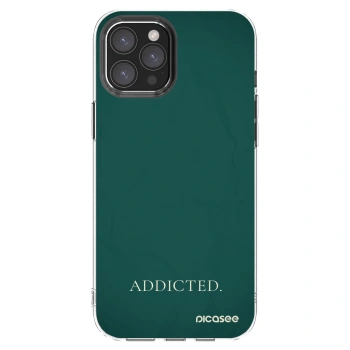 Picasee átlátszó szilikon tok az alábbi mobiltelefonokra Apple iPhone 12 Pro Max - Addicted