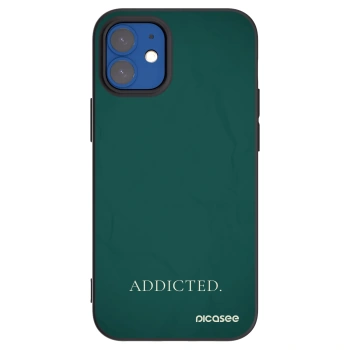 Picasee fekete szilikon tok az alábbi mobiltelefonokra Apple iPhone 12 mini - Addicted