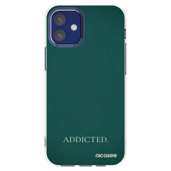 Picasee átlátszó szilikon tok az alábbi mobiltelefonokra Apple iPhone 12 mini - Addicted