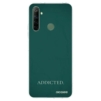 Picasee átlátszó szilikon tok az alábbi mobiltelefonokra Realme 6i - Addicted