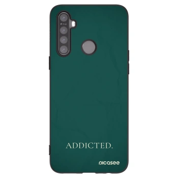 Picasee fekete szilikon tok az alábbi mobiltelefonokra Realme 5 - Addicted