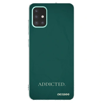 Picasee átlátszó szilikon tok az alábbi mobiltelefonokra Samsung Galaxy M31s - Addicted