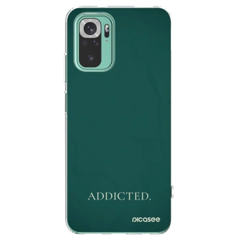 Picasee átlátszó szilikon tok az alábbi mobiltelefonokra Xiaomi Redmi Note 10 Pro - Addicted