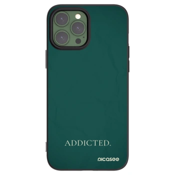Picasee fekete szilikon tok az alábbi mobiltelefonokra Apple iPhone 13 Pro Max - Addicted