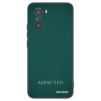 Picasee fekete szilikon tok az alábbi mobiltelefonokra Xiaomi Poco F3 - Addicted