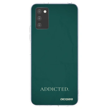 Picasee átlátszó szilikon tok az alábbi mobiltelefonokra Samsung Galaxy A02s A025G - Addicted