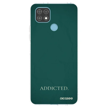 Picasee átlátszó szilikon tok az alábbi mobiltelefonokra Realme C21 - Addicted