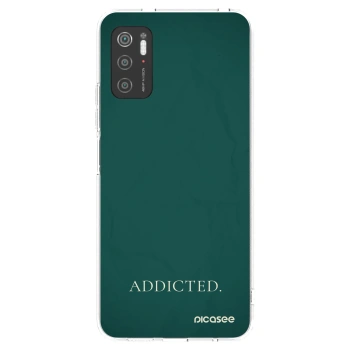 Picasee átlátszó szilikon tok az alábbi mobiltelefonokra Xiaomi Poco M3 Pro 5G - Addicted