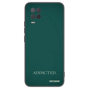 Picasee fekete szilikon tok az alábbi mobiltelefonokra Realme 8 5G - Addicted
