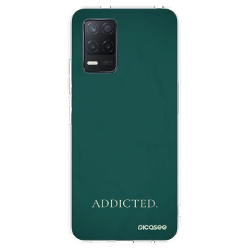 Picasee átlátszó szilikon tok az alábbi mobiltelefonokra Realme 8 5G - Addicted