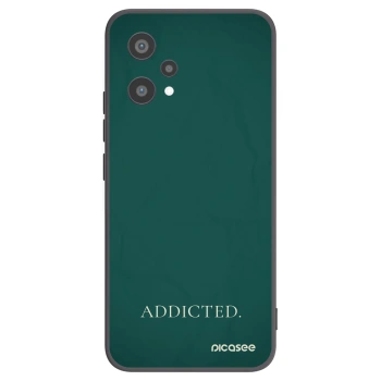 Picasee fekete szilikon tok az alábbi mobiltelefonokra Realme 9 Pro 5G - Addicted