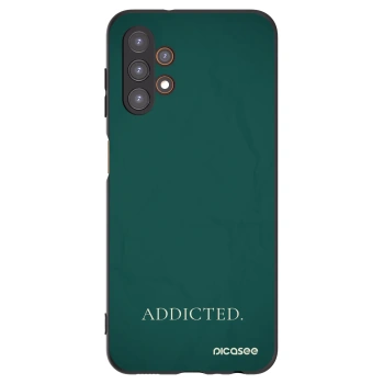 Picasee fekete szilikon tok az alábbi mobiltelefonokra Samsung Galaxy A13 4G A135 - Addicted