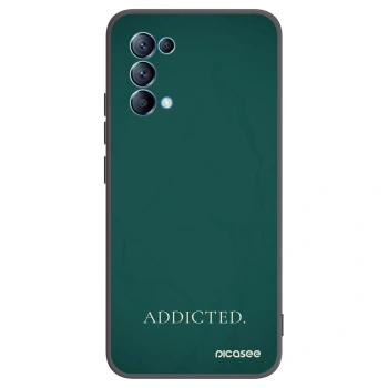Picasee fekete szilikon tok az alábbi mobiltelefonokra OPPO Reno 5 5G - Addicted