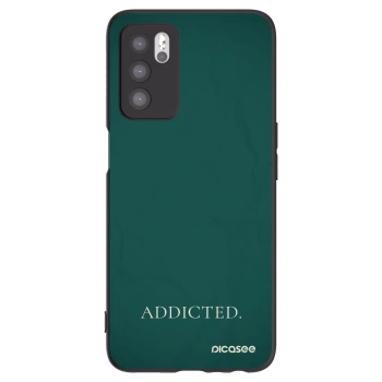 Picasee fekete szilikon tok az alábbi mobiltelefonokra OPPO A16s - Addicted