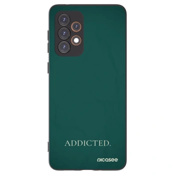 Picasee fekete szilikon tok az alábbi mobiltelefonokra Samsung Galaxy A33 5G A336 - Addicted