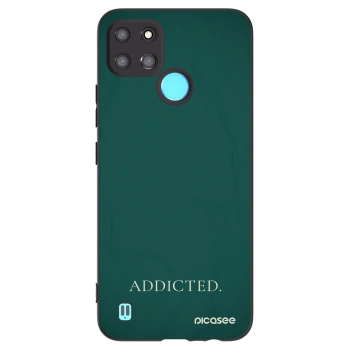 Picasee fekete szilikon tok az alábbi mobiltelefonokra Realme C21Y - Addicted