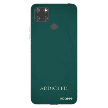 Picasee átlátszó szilikon tok az alábbi mobiltelefonokra Realme C21Y - Addicted
