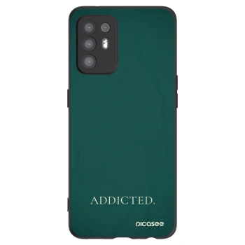 Picasee fekete szilikon tok az alábbi mobiltelefonokra OPPO A94 5G - Addicted