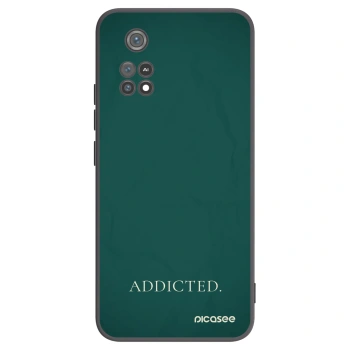 Picasee fekete szilikon tok az alábbi mobiltelefonokra Xiaomi Poco M4 Pro - Addicted