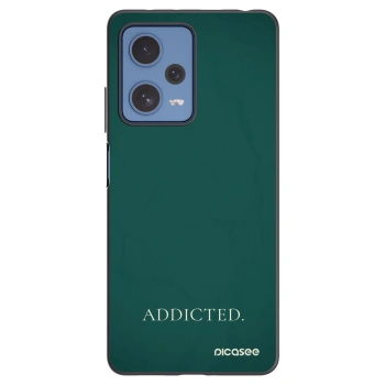 Picasee fekete szilikon tok az alábbi mobiltelefonokra Xiaomi Redmi Note 12 Pro 5G - Addicted