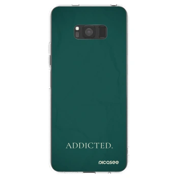 Picasee átlátszó szilikon tok az alábbi mobiltelefonokra Samsung Galaxy S8 G950F - Addicted