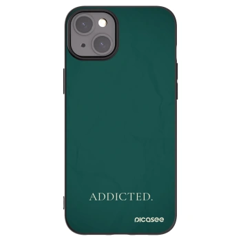 Picasee fekete szilikon tok az alábbi mobiltelefonokra Apple iPhone 15 Plus - Addicted