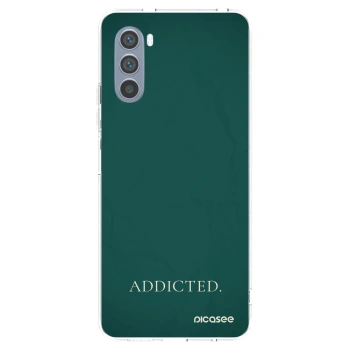 Picasee átlátszó szilikon tok az alábbi mobiltelefonokra Motorola Moto G62 - Addicted