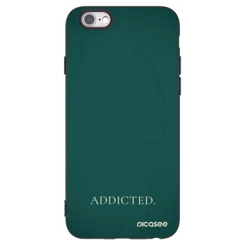 Picasee fekete szilikon tok az alábbi mobiltelefonokra Apple iPhone 6/6S - Addicted