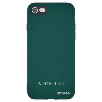 Picasee fekete szilikon tok az alábbi mobiltelefonokra Apple iPhone 7 - Addicted