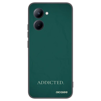 Picasee fekete szilikon tok az alábbi mobiltelefonokra Realme C33 (2023) - Addicted