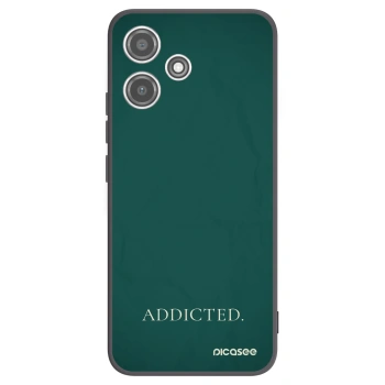 Picasee fekete szilikon tok az alábbi mobiltelefonokra Xiaomi Redmi 12 5G - Addicted