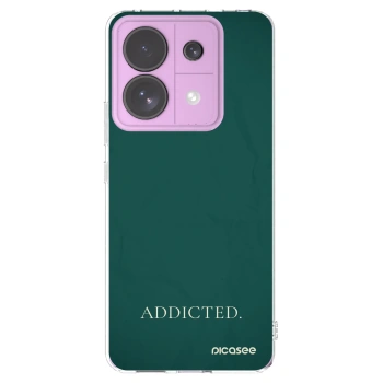 Picasee átlátszó szilikon tok az alábbi mobiltelefonokra Xiaomi Redmi Note 13 Pro 5G - Addicted