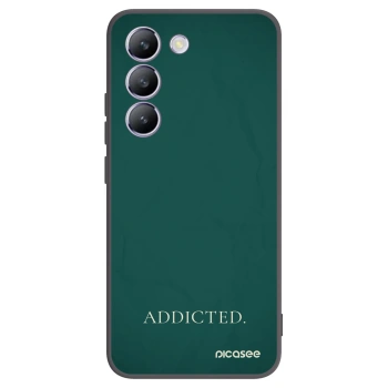 Picasee fekete szilikon tok az alábbi mobiltelefonokra Vivo V40 SE 5G - Addicted