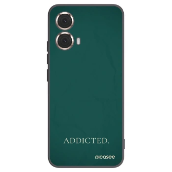 Picasee fekete szilikon tok az alábbi mobiltelefonokra Motorola Moto G85 - Addicted
