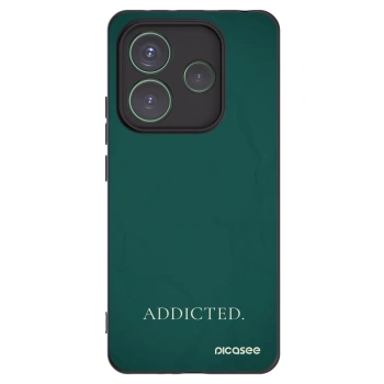 Picasee fekete szilikon tok az alábbi mobiltelefonokra Xiaomi Redmi Note 14 5G - Addicted
