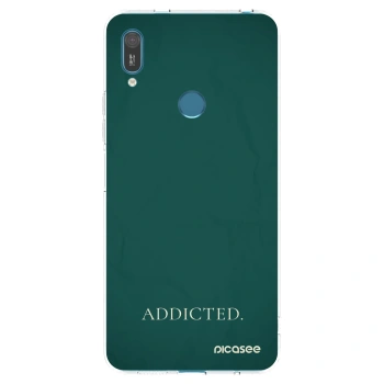 Picasee átlátszó szilikon tok az alábbi mobiltelefonokra Huawei Y7 2019 - Addicted