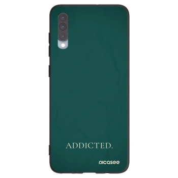 Picasee fekete szilikon tok az alábbi mobiltelefonokra Samsung Galaxy A70 A705F - Addicted