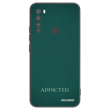 Picasee fekete szilikon tok az alábbi mobiltelefonokra Xiaomi Redmi Note 8 - Addicted